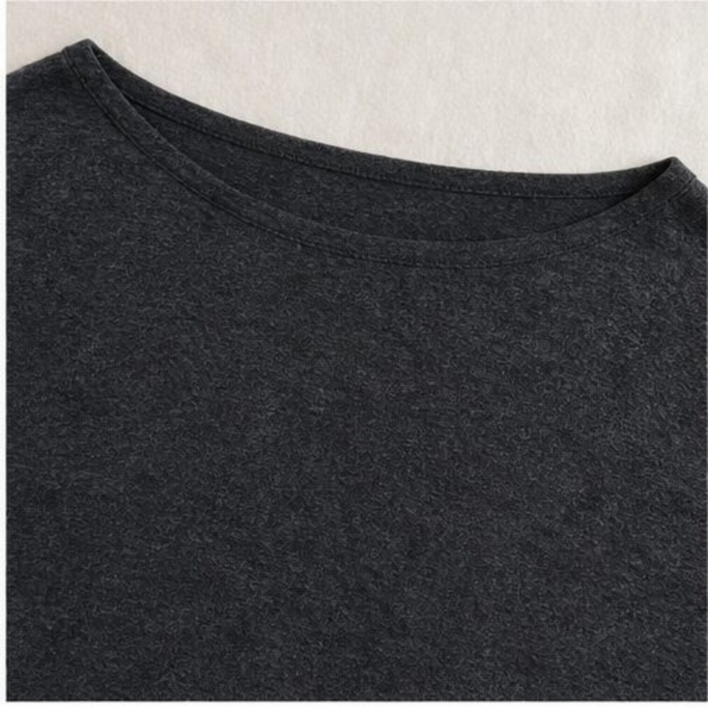 Charcoal Ruffle Blouse - Picture 4 of 6